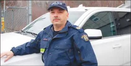  ?? JONATHAN PARSONS/THE PACKET ?? Sgt. Oliver Whiffen, collision reconstruc­tion program manager for Traffic Services of N.L. RCMP.