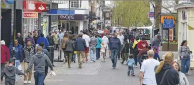  ??  ?? Council and business leaders are confident about the future of Ashford High Street