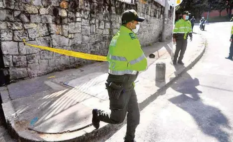  ?? CÉSAR MELGAREJO/ADN ?? Tras el Consejo de seguridad de la tarde, la alcaldesa ordenó acelerar el incremento de pie de fuerza para la Policía Metropolit­ana.