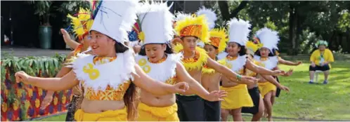  ?? Photo: RNZ PACIfiC /SELA JANE HOPGOOD ?? Cook Island dancers at Pasifika Festival 2018.