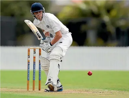  ??  ?? New Zealand U19 cricket player, Finn Allen Finn Allen says being in the DFA programme has helped him become a better all-round player.