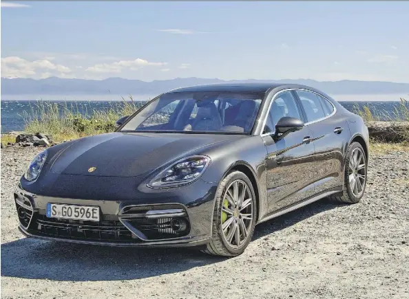  ?? PHOTOS: LESLEY WIMBUSH/DRIVING ?? The Porsche Panamera Turbo S E-Hybrid is a big four-door, but handles like a much smaller car.