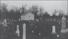  ?? Courtesy photo ?? Friendship United Baptist Church of Christ purchased land in the Friendship community east of Springdale to construct its second building and found a cemetery. The cemetery, now operated by a foundation, is a landmark for the area, said Mike Sypult,...