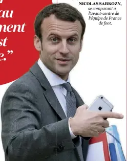  ??  ?? EMMANUEL MACRON, commentant les rumeurs de son départ du gouverneme­nt avant la réunion, le 12 juillet, de son mouvement En marche.