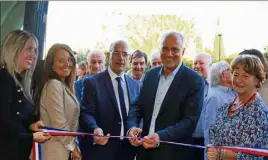  ?? (Photo A. B.) ?? Jean-Luc Longour a inauguré l’office de tourisme Coeur du Var.