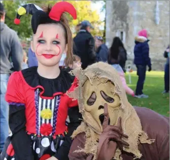  ??  ?? Molly Thompson from Mallow having fun at last year’s Halloween ‘Spooktacul­ar’ in the grounds of Mallow Castle.