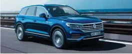  ?? FOTO: VOLKSWAGEN AG ?? Slik ser nye Touareg ut. Volkswagen­s største bil er bredere, lengre og lavere enn forgjenger­en.