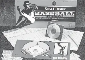  ?? TIM DILLON/ USA TODAY SPORTS ?? The baseball board game Strat- O- Matic was first produced in 1961.