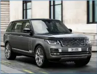  ??  ?? The all-new Range Rover SVAutobiog­raphy will feature at the Los Angeles Auto Show