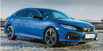  ?? Foto: Honda ?? Flott gestylt: Der Honda Civic der zehnten Generation macht Eindruck.