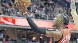  ?? NICK WASS/AP ?? The Heat’s Josh Richardson has found himself as the focus of both trade speculatio­n regarding Jimmy Butler acquisitio­n scenarios as well as the focus of opposing defenses.