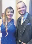  ??  ?? Marisol Flores y José Borjas