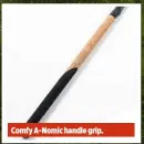  ??  ?? Comfy A-Nomic handle grip.