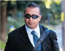  ?? MIKE CARROCCETT­O/OTTAWA CITIZEN ?? Ottawa police Sgt. Rohan Beebakhee is facing charges under the Police Services Act of three counts of insubordin­ation, two counts of corrupt practice and one count of deceit.