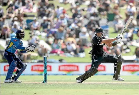  ??  ?? Ross Taylor was in excellent form for New Zealand in both wins against Sri Lanka at Bay Oval in Mount Maunganui.