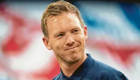  ?? Foto: Sven Hoppe, dpa ?? Julian Nagelsmann wird am Freitag gegen Borussia Mönchengla­dbach sein erstes Bundesliga‰Spiel als Bayern‰Trainer absolviere­n.