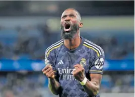  ?? DAVE SHOPLAND (AP) ?? Rüdiger celebra su decisivo gol de penalti.