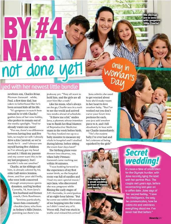 It S Baby 4 For Jana And She S Not Done Yet Pressreader