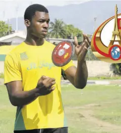  ?? (Photo: Observer file) ?? Jamaican Roje Stona produced a personal best 69.05m for second place in the discus throw.