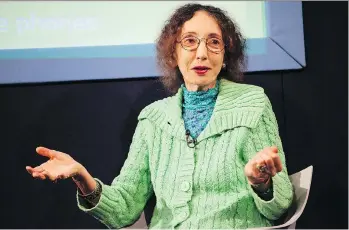  ??  ?? Prolific author Joyce Carol Oates has again written a novel that will make readers think.