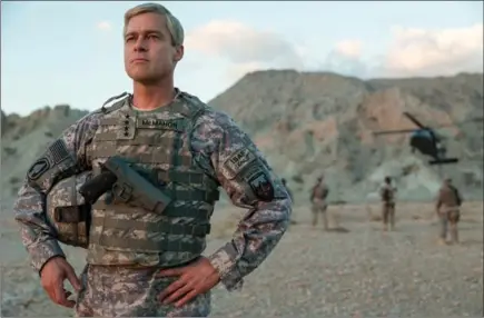  ?? FRANCOIS DUHAMEL, NETFLIX ?? Brad Pitt as Gen. Stanley McChrystal in “War Machine:” “I feel for him.”