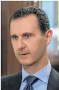  ??  ?? Bashar al-Assad