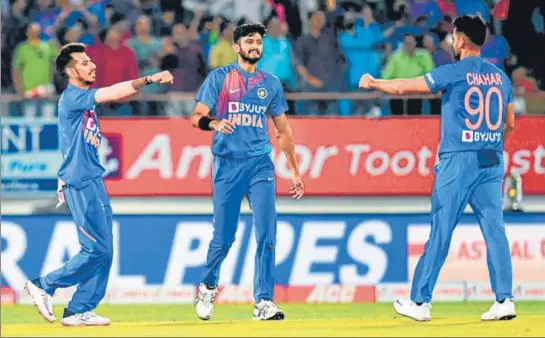  ?? PTI ?? ■
Unless something goes horribly wrong from here, Yuzvendra Chahal is set to be India’s main spinner at the 2020 T20 World Cup in Australia.