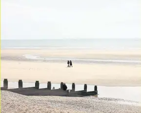  ??  ?? GOLDEN DAYS Camber Sands is spectacula­r – and just 20 minutes from the cottage