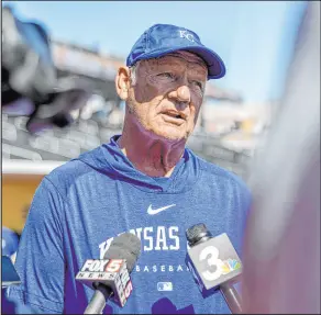  ?? Las Vegas Review-journal @ellenschmi­dttt Ellen Schmidt ?? Kansas City Royals legend George Brett believes Las Vegas is a much more attractive option than Oakland for baseball fans and players.