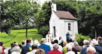  ?? FOTO: RUDI MARTIN ?? Viele Hittisweil­er haben dem Patroziniu­msfest „Maria Schnee“am Sonntagvor­mittag beigewohnt.