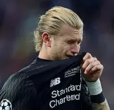  ?? (Getty) ?? Lacrime Loris Karius piange alla fine della partita