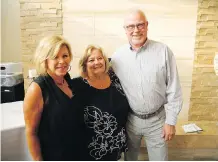  ??  ?? From left, Winnie Bezemer, Trish Gurr and Robert Bezemer.