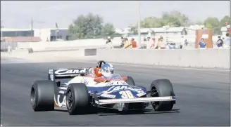  ??  ?? Warwick got his break with Toleman in 1981 and 25 cars started the Las Vegas race