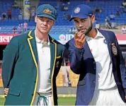  ??  ?? Steve Smith and Virat Kohli.