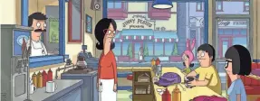  ?? PROVIDED BY 20TH CENTURY STUDIOS ?? The Belcher family tries to keep their restaurant afloat in “The Bob’s Burgers Movie.”