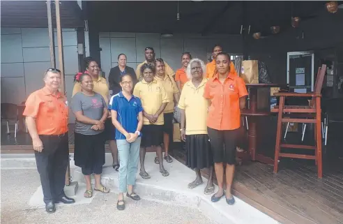  ??  ?? SPECIAL GUESTS: Traditiona­l owners from the Western Cape Communitie­s Trust have been left inspired for the upcoming developmen­t of the Western Cape (Achimbun) Cultural Centre at Weipa after visiting Thursday Island's Gab Titui Cultural Centre.