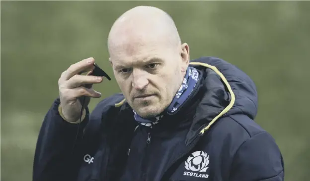  ??  ?? Scotland coach Gregor Townsend wants his English and French-based players available to face France when a new date for the Six Nations match in Paris is announced