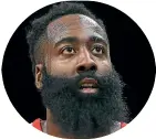  ??  ?? James Harden is leaving the Rockets.