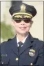  ?? Ned Gerard / Hearst Connecticu­t Media ?? Acting Police Chief Rebeca Garcia is being sued to block transferri­ng captains.