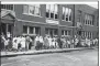  ?? THE ASSOCIATED PRESS ?? Parents and their children wait in long lines Aug. 29, 1961 outside a Syracuse school to receive the Sabin oral polio vaccine.
