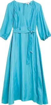  ?? ?? M&S Autograph belted dress, RRP £79, to rent from £16 at Hirestreet.