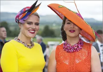  ??  ?? Ann Coyle and Katie Togher at Ladies Day.