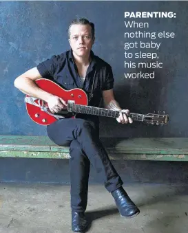  ?? All Eyes Media ?? Jason Isbell, whose latest album, “The Nashville Sound,” was released in June, has offered a reprieve in the baby wailing for reporter dad Mike Hixenbaugh.