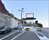  ?? (Photo Michael Alesi) ?? Maintenant que l’entrée dans Monaco est fluidifiée grâce au tunnel, il reste à faciliter l’accès... au tunnel.