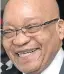  ??  ?? WHAT A TRIP: Jacob Zuma