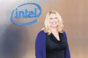  ?? COURTESY OF INTEL CORP. ?? Longtime Intel Corp. engineer Katie Prouty became Rio Rancho site manager last summer.