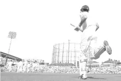  ??  ?? England’s Alastair Cook returns to the field after lunch on the fourth day of the fifth Test cricket match between England and India at The Oval in London on September 10, 2018. - AFP photo