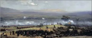  ??  ?? The Battle of Ulundi during the Anglo-Zulu War of 1879 – oil on canvas by French artist, Adolphe Yvon (18171893) painted circa 1880. It was here that Drummond, the man who killed the Zululand man-eater, was killed in action.