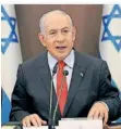  ?? FOTO: ABIR SULTAN/DPA ?? Israels Ministerpr­äsident Benjamin Netanjahu schließt einen palästinen­sischen Staat aus.