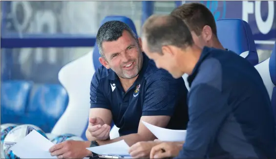  ?? ?? St Johnstone manager Callum Davidson watched on as his side drew on Saturday